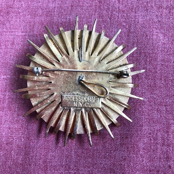 Rare Antique Maltese Cross movable pieces brooch - Picture 6 of 11